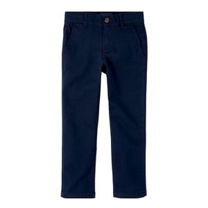 Childrens Place Boy Uniform  Navy Blue Stretch Skinny Chino Pants Size 12